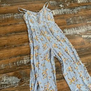 Blue floral jumper